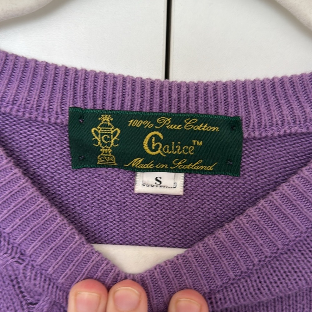 Vintage Chalice 100% Cotton Sweater - S - Picture 2 of 5